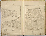 Random Sketches by Hokusai, Katsushika Hokusai (Japanese, Tokyo (Edo) 1760–1849 Tokyo (Edo)), Eight volumes of woodblock printed books; ink and color on paper, Japan
