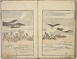 Random Sketches by Hokusai, Katsushika Hokusai (Japanese, Tokyo (Edo) 1760–1849 Tokyo (Edo)), Eight volumes of woodblock printed books; ink and color on paper, Japan