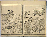 Illustrated Book of Filial Piety, Keisai (Japanese, active ca. 1890–1900) (of Edo), Monochrome woodblock print; ink on paper, Japan