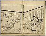 Illustrated Book of Filial Piety, Keisai (Japanese, active ca. 1890–1900) (of Edo), Monochrome woodblock print; ink on paper, Japan