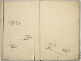 Book of Kimono Patterns, Unidentified artist, Ink drawings on paper, Japan