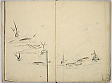 Book of Kimono Patterns, Unidentified artist, Ink drawings on paper, Japan