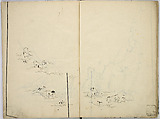 Book of Kimono Patterns, Unidentified artist, Ink drawings on paper, Japan