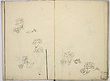 Book of Kimono Patterns, Unidentified artist, Ink drawings on paper, Japan