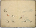 Illustrated book, Unidentified artist, Ink and watercolor on paper, Japan
