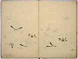 Illustrated book, Unidentified artist, Ink and watercolor on paper, Japan