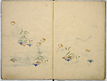 Illustrated book, Unidentified artist, Ink and watercolor on paper, Japan