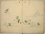 Illustrated book, Unidentified artist, Ink and watercolor on paper, Japan