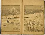 Hundred Views of Fuji, Katsushika Hokusai (Japanese, Tokyo (Edo) 1760–1849 Tokyo (Edo)), Ink on paper, Japan