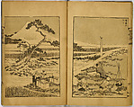 Hundred Views of Fuji, Katsushika Hokusai (Japanese, Tokyo (Edo) 1760–1849 Tokyo (Edo)), Ink on paper, Japan