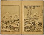 Hundred Views of Fuji, Katsushika Hokusai (Japanese, Tokyo (Edo) 1760–1849 Tokyo (Edo)), Ink on paper, Japan