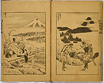 Hundred Views of Fuji, Katsushika Hokusai (Japanese, Tokyo (Edo) 1760–1849 Tokyo (Edo)), Ink on paper, Japan