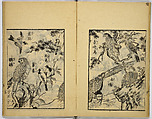 Model Painting Book, Unidentified artist Japanese, Fifty-seven black and white illustrations; ink on paper, Japan