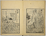 Model Painting Book, Unidentified artist Japanese, Fifty-seven black and white illustrations; ink on paper, Japan