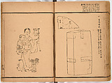 Illustrated book, Ink on paper, Japan