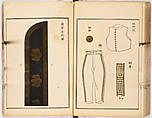Dai fukusei hyōizu (Illustrated Manual of Men’s Formal Court Uniform Making), Woodblock-printed book; ink and gold on paper, Japan