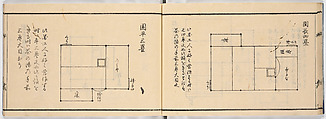 New Illustrated Manual of Sukiya Architecture, 3 (Shinpan/Sukiya hinagata, san), Ink on paper, Japan