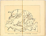 Illustrated book, Ink on paper, Japan