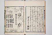 Illustrated Book of Floral Arrangements in the Mishō Style, Mishōsai Kōho (Japanese, 1791–1861), Monochrome woodblock printed book, Japan