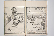 Illustrated Book of Floral Arrangements in the Mishō Style, Mishōsai Kōho (Japanese, 1791–1861), Monochrome woodblock printed book, Japan