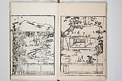 Illustrated Book of Floral Arrangements in the Mishō Style, Mishōsai Kōho (Japanese, 1791–1861), Monochrome woodblock printed book, Japan