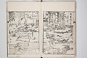 Illustrated Book of Floral Arrangements in the Mishō Style, Mishōsai Kōho (Japanese, 1791–1861), Monochrome woodblock printed book, Japan