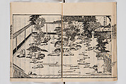 Illustrated Book of Floral Arrangements in the Mishō Style, Mishōsai Kōho (Japanese, 1791–1861), Monochrome woodblock printed book, Japan