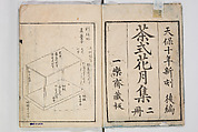 Illustrated Book of Floral Arrangements in the Mishō Style, Mishōsai Kōho (Japanese, 1791–1861), Monochrome woodblock printed book, Japan