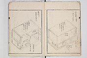 Illustrated Book of Floral Arrangements in the Mishō Style, Mishōsai Kōho (Japanese, 1791–1861), Monochrome woodblock printed book, Japan
