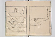 Illustrated Book of Floral Arrangements in the Mishō Style, Mishōsai Kōho (Japanese, 1791–1861), Monochrome woodblock printed book, Japan
