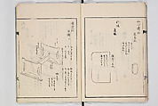 Illustrated Book of Floral Arrangements in the Mishō Style, Mishōsai Kōho (Japanese, 1791–1861), Monochrome woodblock printed book, Japan