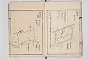 Illustrated Book of Floral Arrangements in the Mishō Style, Mishōsai Kōho (Japanese, 1791–1861), Monochrome woodblock printed book, Japan