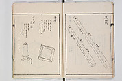 Illustrated Book of Floral Arrangements in the Mishō Style, Mishōsai Kōho (Japanese, 1791–1861), Monochrome woodblock printed book, Japan