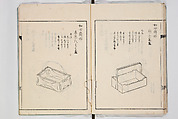 Illustrated Book of Floral Arrangements in the Mishō Style, Mishōsai Kōho (Japanese, 1791–1861), Monochrome woodblock printed book, Japan