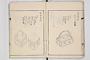 Illustrated Book of Floral Arrangements in the Mishō Style, Mishōsai Kōho (Japanese, 1791–1861), Monochrome woodblock printed book, Japan