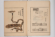 Illustrated Book of Floral Arrangements in the Mishō Style, Mishōsai Kōho (Japanese, 1791–1861), Monochrome woodblock printed book, Japan