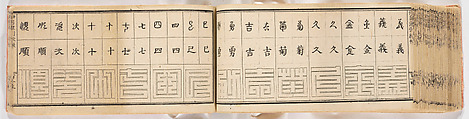 A Notebook of Mon, Ink on paper, Japan