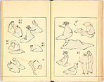 Illustrated Book, Katsushika Hokusai (Japanese, Tokyo (Edo) 1760–1849 Tokyo (Edo)), Ink on paper, Japan