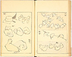 Illustrated Book, Katsushika Hokusai (Japanese, Tokyo (Edo) 1760–1849 Tokyo (Edo)), Ink on paper, Japan
