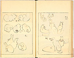 Illustrated Book, Katsushika Hokusai (Japanese, Tokyo (Edo) 1760–1849 Tokyo (Edo)), Ink on paper, Japan