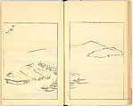Illustrated Book, Katsushika Hokusai (Japanese, Tokyo (Edo) 1760–1849 Tokyo (Edo)), Ink on paper, Japan