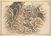 Realistic Pictures of Mount Fuji (Fugaku shashin), Koizumi Daizan 小泉壇山, Woodblock-printed book; ink and color on paper, Japan