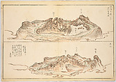 Realistic Pictures of Mount Fuji (Fugaku shashin), Koizumi Daizan 小泉壇山, Woodblock-printed book; ink and color on paper, Japan