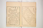 New Ideas for Designs (Shin’an ishō chigozakura) 新案意匠知古佐久良 （しんあんいしょうちござくら）, Ink on paper, Japan