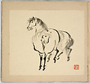 Illustrated book, Tsurusawa Tansaku (died 1797), Album; ink on paper, Japan