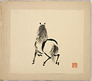 Illustrated book, Tsurusawa Tansaku (died 1797), Album; ink on paper, Japan
