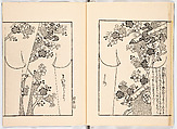 Miyako hinagata, Vol. 9 (kosode patterns from the imperial capital), Woodblock-printed book, Japan