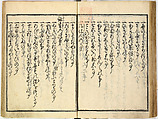 Collection of Rules of Etiquette for Women (Onna shoreishū); 7 vols bound in 1 vol., Woodblock-printed book; ink on paper, Japan
