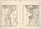 Miyako hinagata, Vol. 10 (kosode patterns from the imperial capital), Woodblock-printed book, Japan