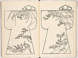 Genroku moyo hinagata (kosode designs from the Genroku period), Woodblock-printed book, Japan